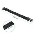 thumbnail image 2 of Uxcell Survival Paracord Bracelets, 2 Pack Braided Paracord Bracelet, Black, 2 of 5