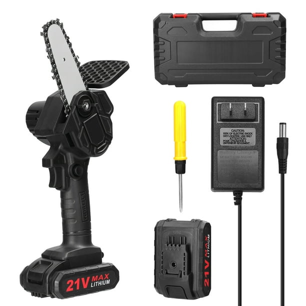 Sierras de podar eléctricas de batería de litio recargable de 21V 500W 4 pulgadas portátiles