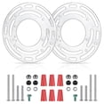 thumbnail image 1 of 2 Pack Light Fixture Mounting Brackets, Ceiling Light Mounting Plate, 1 of 5