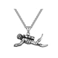 thumbnail image 1 of De colr de hombres buceo hecho a mano regalos de alto pulido joyería estilo para cumpleaños madre amante niñas Sunnimix Collar colgante, 1 of 7