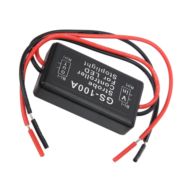 Strobe Controller, LED Flash Control Strobe Controller Relay 12V-24VDC For Bicycles