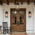 thumbnail image 2 of Westover 1-Light Earth Black Outdoor Hanging Lantern, 2 of 6