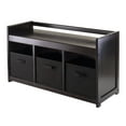 thumbnail image 2 of Pemberly Row Banc de Rangement 4Pc avec 3 Paniers en Espresso, 2 of 2