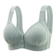 thumbnail image 1 of WILLBEST Brasieres De Mujer Sujetador De Mujer Con Hebilla Frontal, Borde De Encaje, Sin Aro De Acero, Ajuste Sin Costuras, Para Yoga, Dormir, Talla Grande 2287, 1 of 2