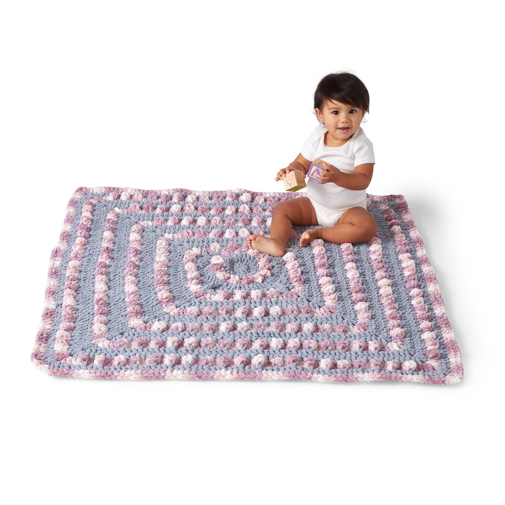 Bernat® Baby Blanket™ #6 Super Bulky Polyester Yarn, Baby Grays 10.5oz/300g, 220 Yards (4 Pack)