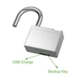 thumbnail image 3 of Smart Fingerprint Padlock Waterproof Bluetooth App Control for Locker and Gate ,Keyless Entry Design, 3 of 6