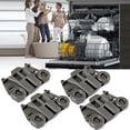 thumbnail image 3 of (4 Packs)W10195417 UPGRADED Dishwasher Wheels Lower Rack for kenmore whirlpool, 3 of 5