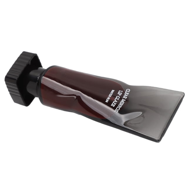 Esmalte de Labios Negro, Espejo Transparente de 5 G de Esmalte de Labios Hydra, Se Siente un color negro Duradero para el maquillaje