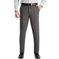 thumbnail image 2 of Haggar Men's Performance Comfort Stretch Flat Front Dress Pant, Straight Fit (Dark Grey, 36x30), 2 of 2