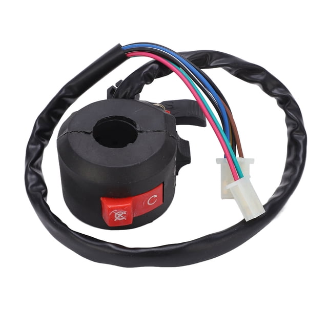 Motorcycle Handlebar Switch, OEM Quality Reliable Performance Waterproof Handlebar Kill Start Headlight Switch For PIT PRO Trail Dirt Quad Bike ATV