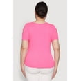 thumbnail image 5 of Womens Plus Size Cut Out Crew Neck Tee, 5 of 5