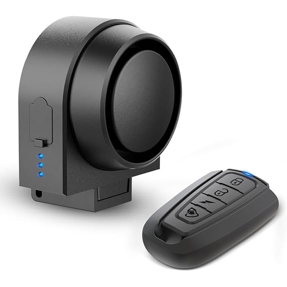 Smart Anti Theft Alarm System: Alarms with Remote, 115dB USB-C Rechargeable Waterproof, Security Protection for Bike Motorcycle Ebike Electric Scooter