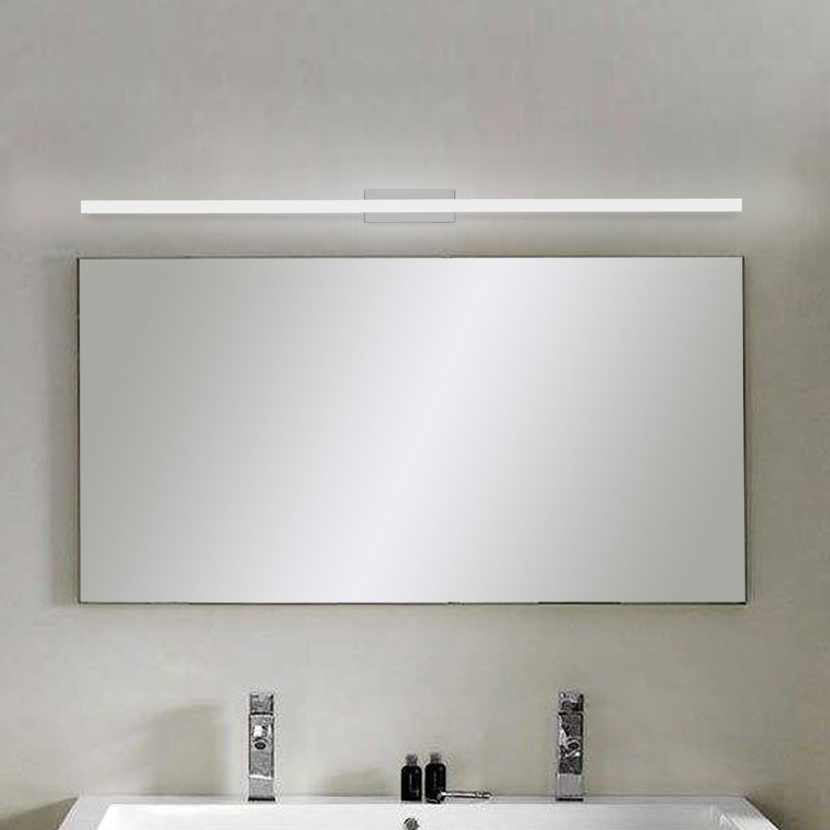 Modern Bathroom Vanity Light Fixtures Over Mirror LED 4 Lights Wall Lamp Chrome