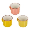 thumbnail image 6 of 3pcs Small Ceramic Cups for Coffee Water Milk Oatmeal for Children, 6 of 6