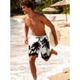 thumbnail image 4 of BounceUp Mens Swim Trunks Quick Dry Beach Board Shorts with Pockets Mesh Lining Beach Swimwear, 4 of 7