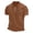 A1#-Brown, variant on Boys Independence Day Polo Shirt - American Flag Print Short Sleeve Top, Patriotic Button Down Casual Tee for Kids 3-14 Years(White-110(3T-4T))