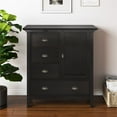 thumbnail image 2 of Simpli Home Redmond Wood 39" Transitional Medium Cabinet in Hickory Brown, 2 of 7
