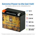 thumbnail image 3 of Pirate Battery Ytx20h-bs (20h-bs 12 Volts,18 Ah, 310 Cca) High Performance - Maintenance Free - Sealed AGM Motorcycle Battery, 3 of 8