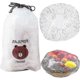 thumbnail image 1 of 100-Pack Stretchable Bowl Covers with Universal Kitchen Wrap Caps and Plastic Sealing Lids for Elasticated Reusable Food Storage Bags, 1 of 5