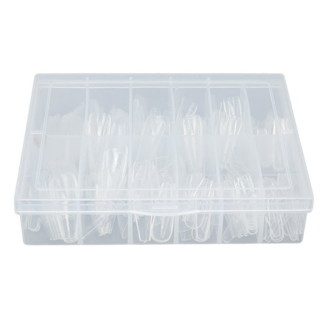 Uñas postizas BuyWeek 240 piezas puntas transparentes