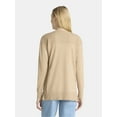thumbnail image 5 of Time and Tru Women's and Women's Plus Open Front Cardigan Sweater, Sizes XS-4X, 5 of 5