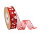 thumbnail image 1 of 1 rollo de cinta de poliéster de 10 m con estampado de corazones para envolver regalos de San Valentín (modelo 8), 1 of 5
