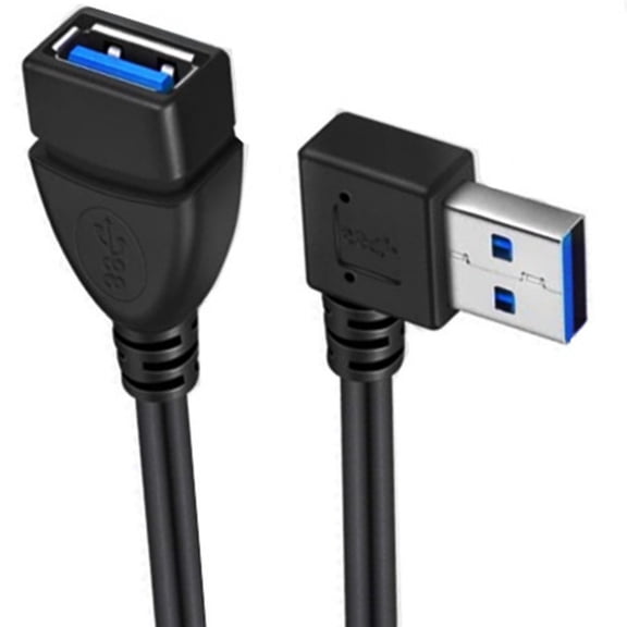 USB3.0 Extension Cable 90 Degree Angled USB3 Cable USB Adapter Extender Cord for Flexible and Stable Connection 20CM