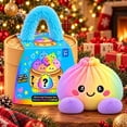 thumbnail image 2 of Rainbow Dumpling Pillow Cute Plush Stuffed Steamed Bun Pillow Stress Squeeze Toy Soft Stretch Decompression Fidget Toy for Adults Sensory Toy, 2 of 9