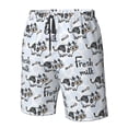 thumbnail image 4 of Salouo Cow With Fresh Milk Pattern Swim Trunks for Men,Men's Hawaiian Bathing Suit Swimsuits Quick Dry Swimming Board Shorts Beach Shorts with Pockets-3X-Large, 4 of 6