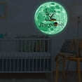 thumbnail image 3 of Halloween Wall Sticker PVC Pumpkin Castle Bat Luminous Moon Sticker Wall Decor, 3 of 10