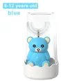 thumbnail image 3 of Cepillo de dientes eléctrico para niños de 360 grados, cepillo de dientes eléctrico sónico en forma de U, cepillo de dientes ultrasónico automático de silicona para niños, oso de dibujos animados, 3 of 5