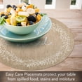 thumbnail image 3 of CounterArt "Blessed" 4-Pack Round Reversible Tabletop Placemats, 3 of 8