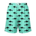 thumbnail image 4 of PRfgtbd Fashion Boy's Swim Trunks Summer Tropical Print Elastic Waist Beach Shorts Kids Bathing Suit Summer Swim Shorts With Pockets 7-8 Years, 4 of 5