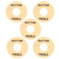 thumbnail image 1 of KEINXS 5Pcs Electric Guitar Switch Washer Plastic Musical Instrument Accessories 44mm Diameter, 1 of 8
