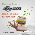 thumbnail image 5 of Ebo AllDay Locks Braid Gel Extreme Hold High Shine, Smooths, Tames Frizz with Long Lasting Hold for Braids, Locks, Twists, Cornrows - 5 oz, 5 of 7