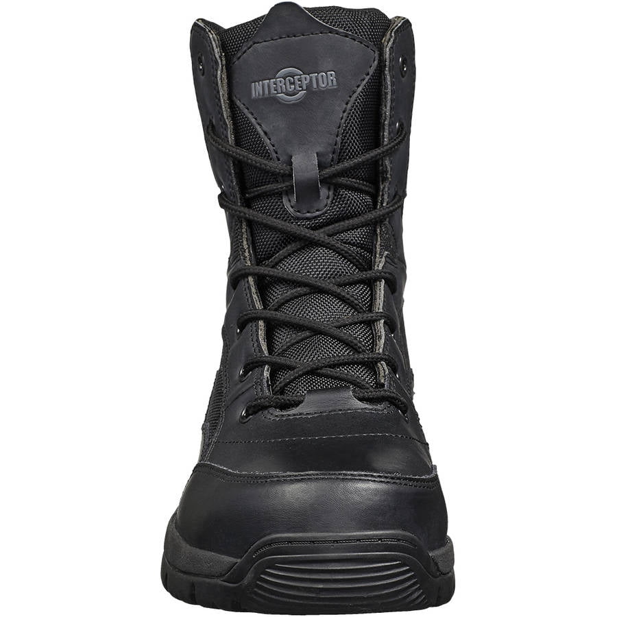 Interceptor Force 2.0 Black Steel Safety Toe Wide Work Boots Men\'s Size 13 Interceptor Men main image 2