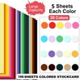 thumbnail image 2 of Papel Cartulina CozyNestMo 180gsm 100 Hojas 20 Colores, 2 of 8