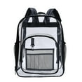 thumbnail image 1 of EQWLJWE Clear Mini Backpack Approved Clear Backpack Small for Work, Travel, Concert, Beach & Sports, 1 of 4