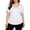 1-White-C-10324aa, variant on L-5XL Plus Size Summer Tops USA Flag Women's 250 Anniversary USA Shirt Hide Belly Pleated Womens Tunic Tops Wine 5XL
