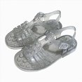 thumbnail image 4 of Godom Girls Sandals Open Toe Summer Flats Dress Sandal Shoes for Toddler Little Big Kid, 4 of 5