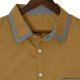 thumbnail image 4 of Blusa y camisa de manga corta con cuello vuelto para hombre, cárdigan estampado con botones y bolsillo de solapa de manga corta, blusa para hombre, 4 of 8