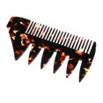 thumbnail image 1 of Peine para peinar el cabello jinwen Peine de dientes ancho para hombres Negro, 1 of 8