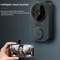 thumbnail image 3 of Timbre de vídeo inalámbrico inteligente con control remoto, timbre visual inteligente, intercomunicador para el hogar, visión nocturna HD, wifi, timbre de seguridad recargable, timbre inteligente, 3 of 9