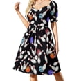 thumbnail image 3 of ¡Versión DD personalizada 2! Vestido de manga corta, vestido de fiesta, falda de verano, vestidos de mujer, vestido de lujo., 3 of 7