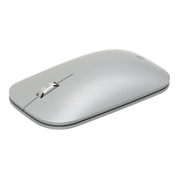 Microsoft Surface Mobile Mouse - Mouse - optical - 3 buttons - wireless - Bluetooth 4.2 - platinum