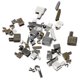 thumbnail image 2 of 24 Set Metal Zipper Head Sliders Retainer Insertion Pin Zipper Stop Accessories Plug Zipper Repair Kit For Coat Home Diy (mixed Color, Size 3/5/8/10), 2 of 2
