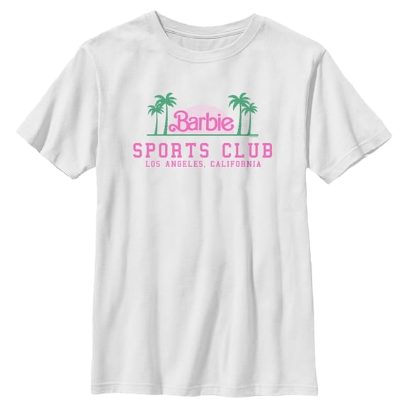 Boys Barbie Sports Club Logo T Shirt
