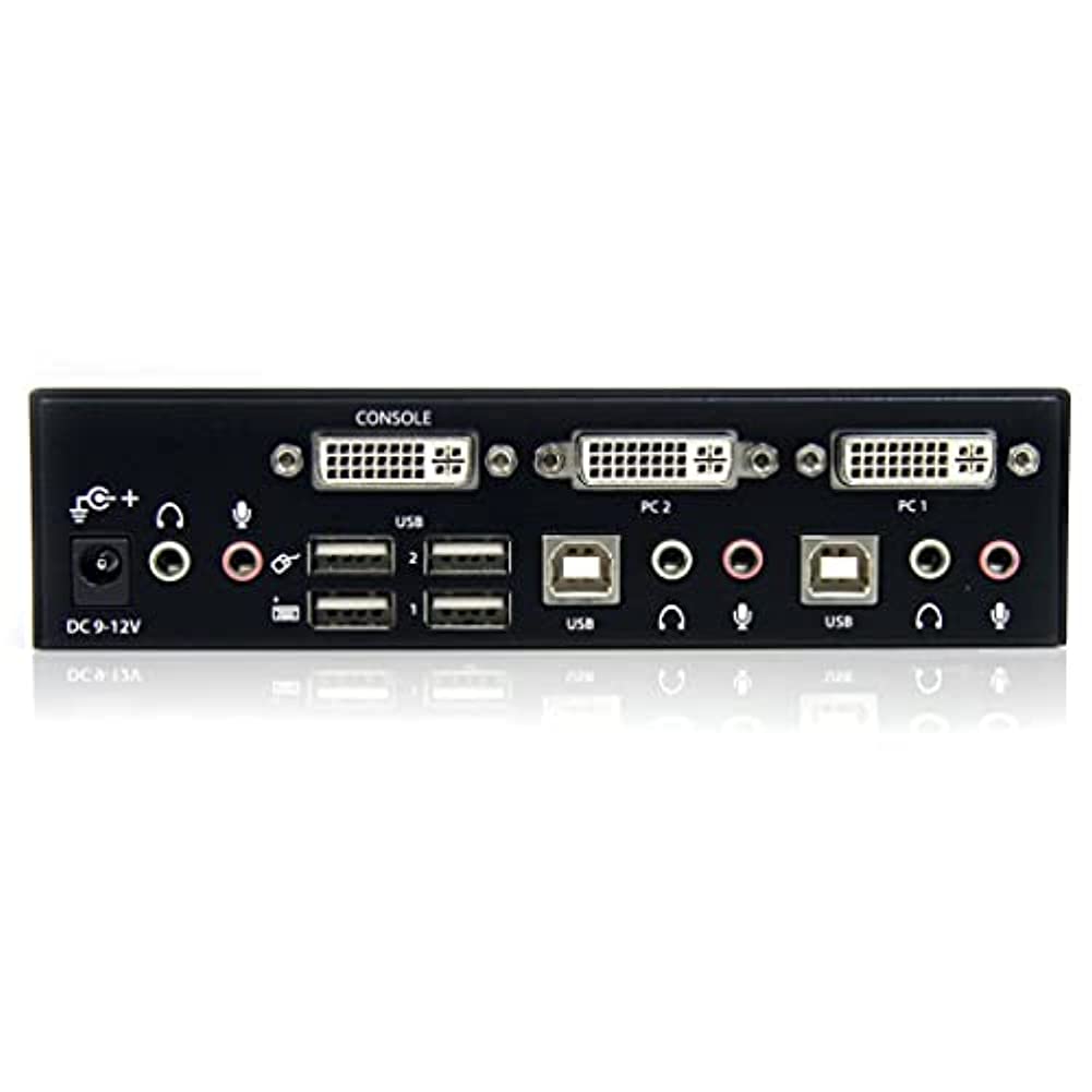 StarTech 2-Port High Resolution USB DVI Dual Link KVM Switch with Audio - image 3 of 3