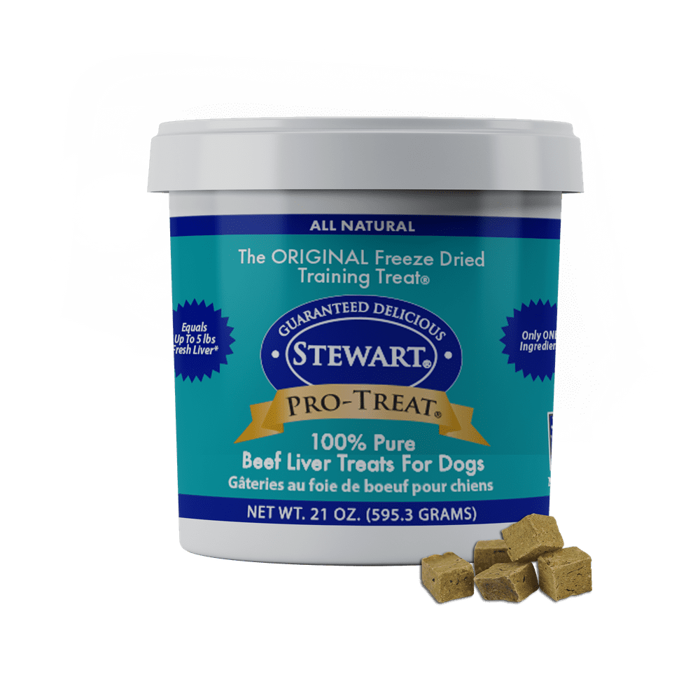 Stewart ProTreat Freeze Dried Beef Liver 21 oz. Tub