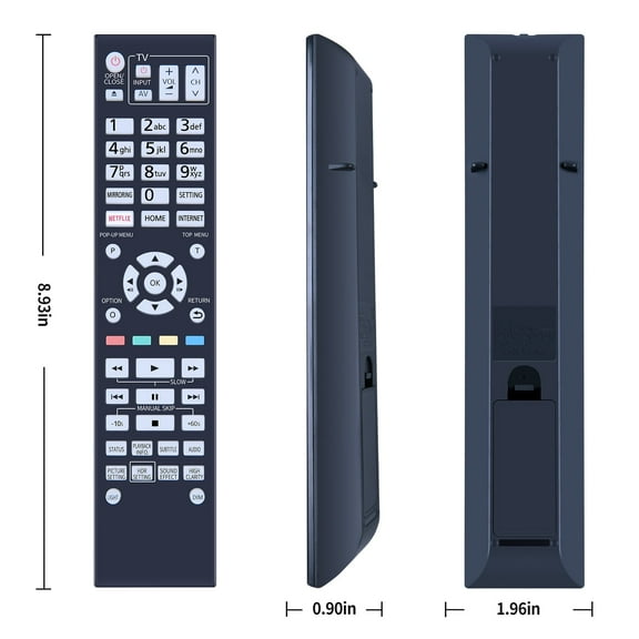 N2QAYA000172 Remote Control For Panasonic DVD Player DPUB9000GN DP-UB9000-K DP-UB9000P1K DP-UB820P-K DP-UB820 NEW